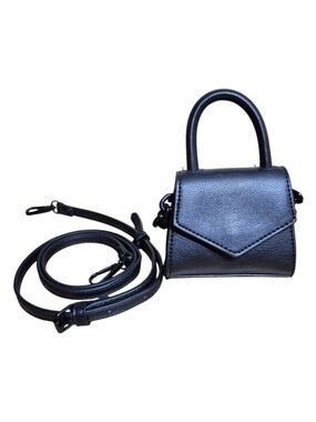 EUC Madden Girl Black Micro Top Handle Crossbody